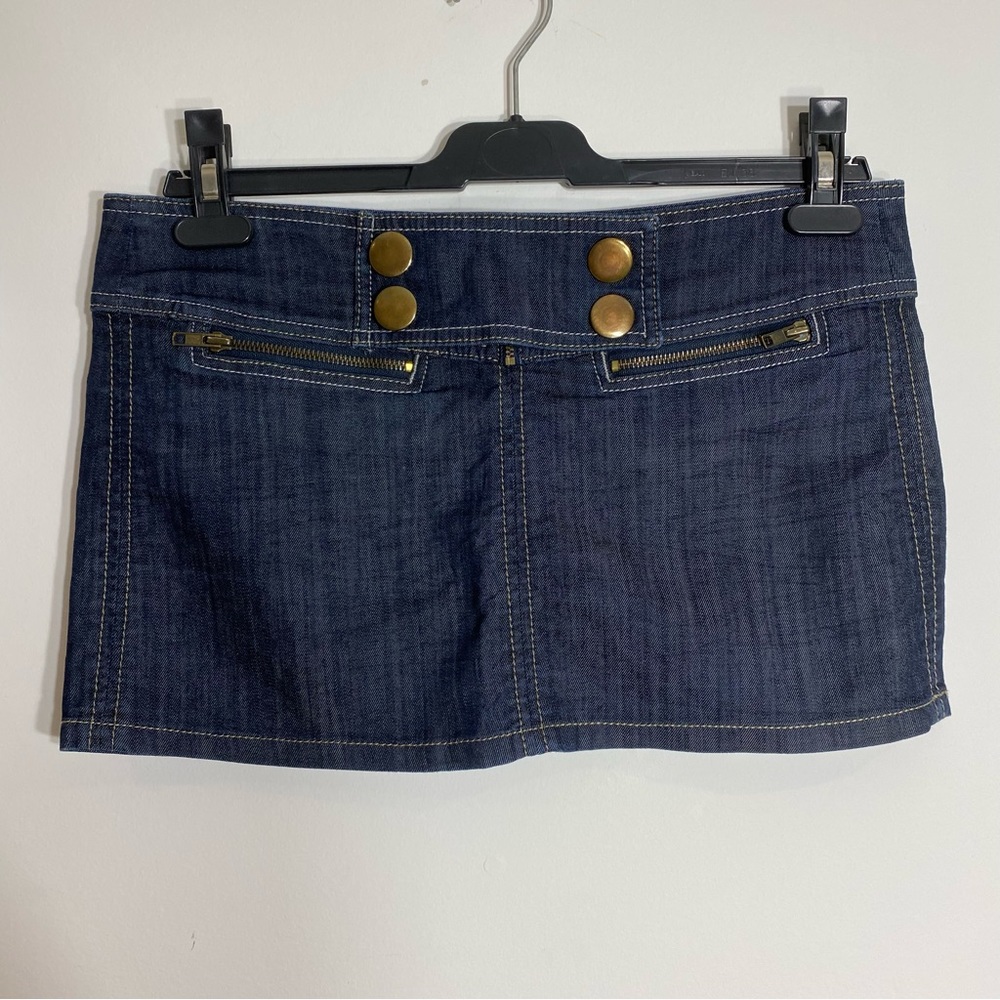 Micro Denim Skirt